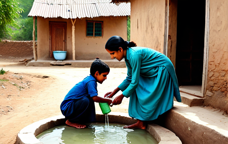 보건학과 전염병 예방 - **Health Education:** "A vibrant classroom scene in Pakistan, showcasing a health education session....