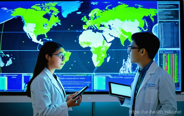 보건학에서의 데이터 분석 - Image Prompt 1: Data-Driven Disease Prediction**