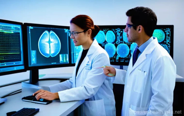 보건학과 암 연구 - **Prompt for Personalized Medicine and Scientific Breakthroughs:**
    "A group of diverse, professi...